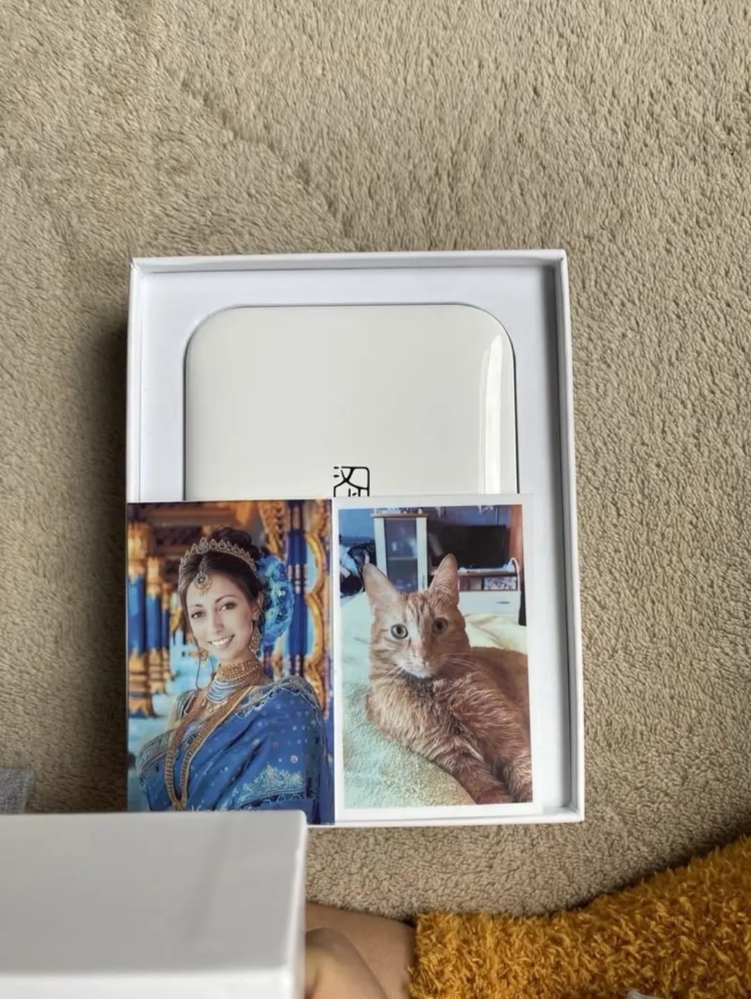Customer photo review of Tragbarer Farbfotodrucker