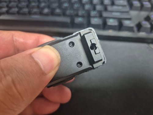 Customer photo review of VEWAR Pistol Red Dot Sight Mount Base For Marui TM GLOCK