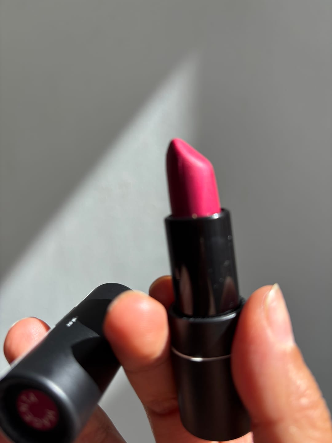 Customer photo review of Magenta Lipstick