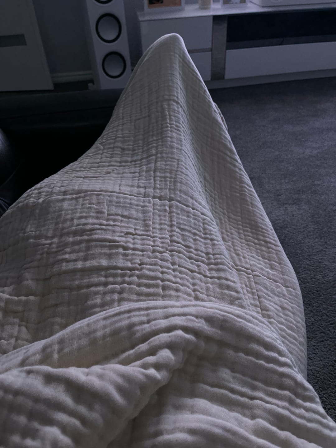 Customer photo review of Pure Bliss Muslin Bedspread - Taupe