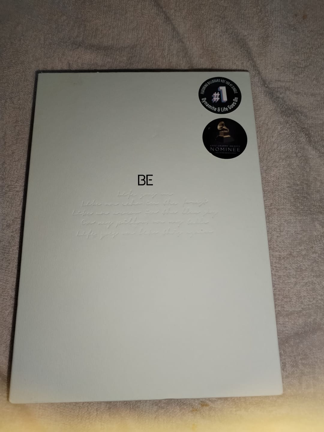 Customer photo review of BTS BE ESSENTIAL EDITION ALBUM