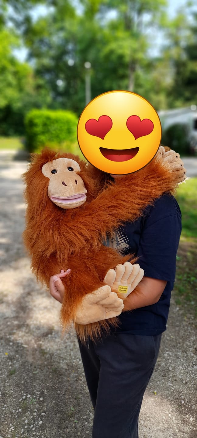 Customer photo review of Orang-outan Marionnette