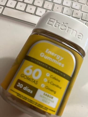 Customer photo review of Gomitas de Cafeína