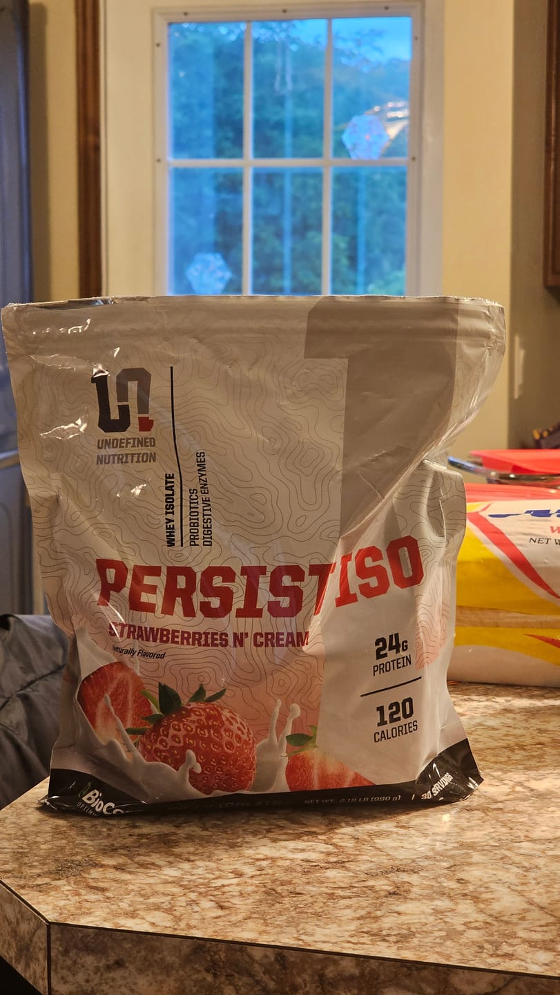 Customer photo review of PERSIST | WHEY PROTEIN ISOLATE