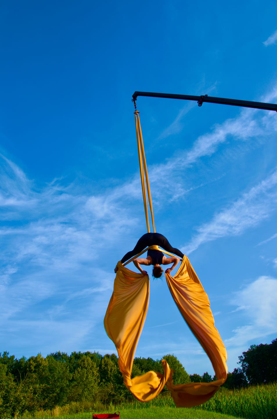 Customer photo review of Aerial Silk Exclusive - gold