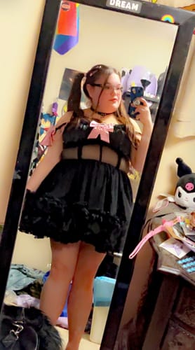 Customer photo review of Shadow Love Dress