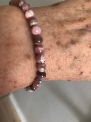 Customer photo review of Bracelet Rhodochrosite "Compassion"