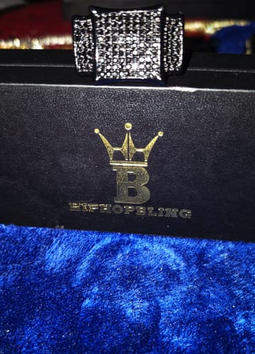 Customer photo review of Black Kite Bling Bling CZ Micro Pave Ring