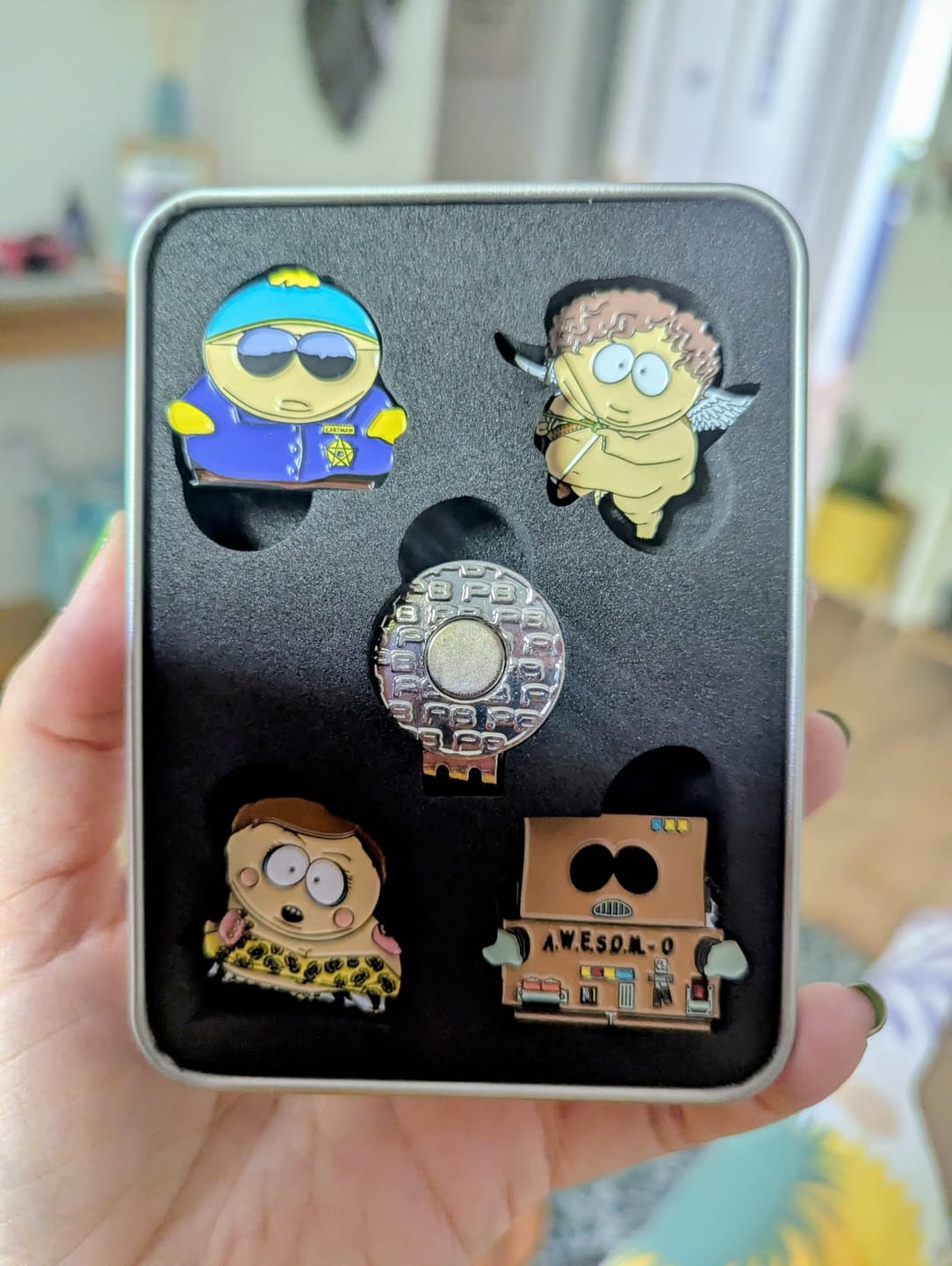 Customer photo review of Cartman 4 Piece Ball Marker Set w/ Hat Clip