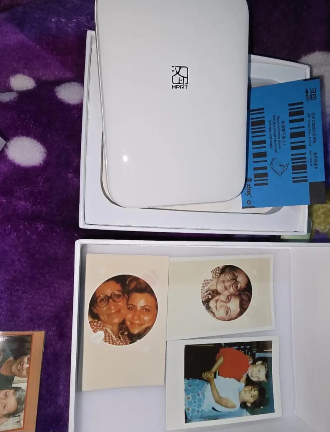 Customer photo review of Tragbarer Farbfotodrucker