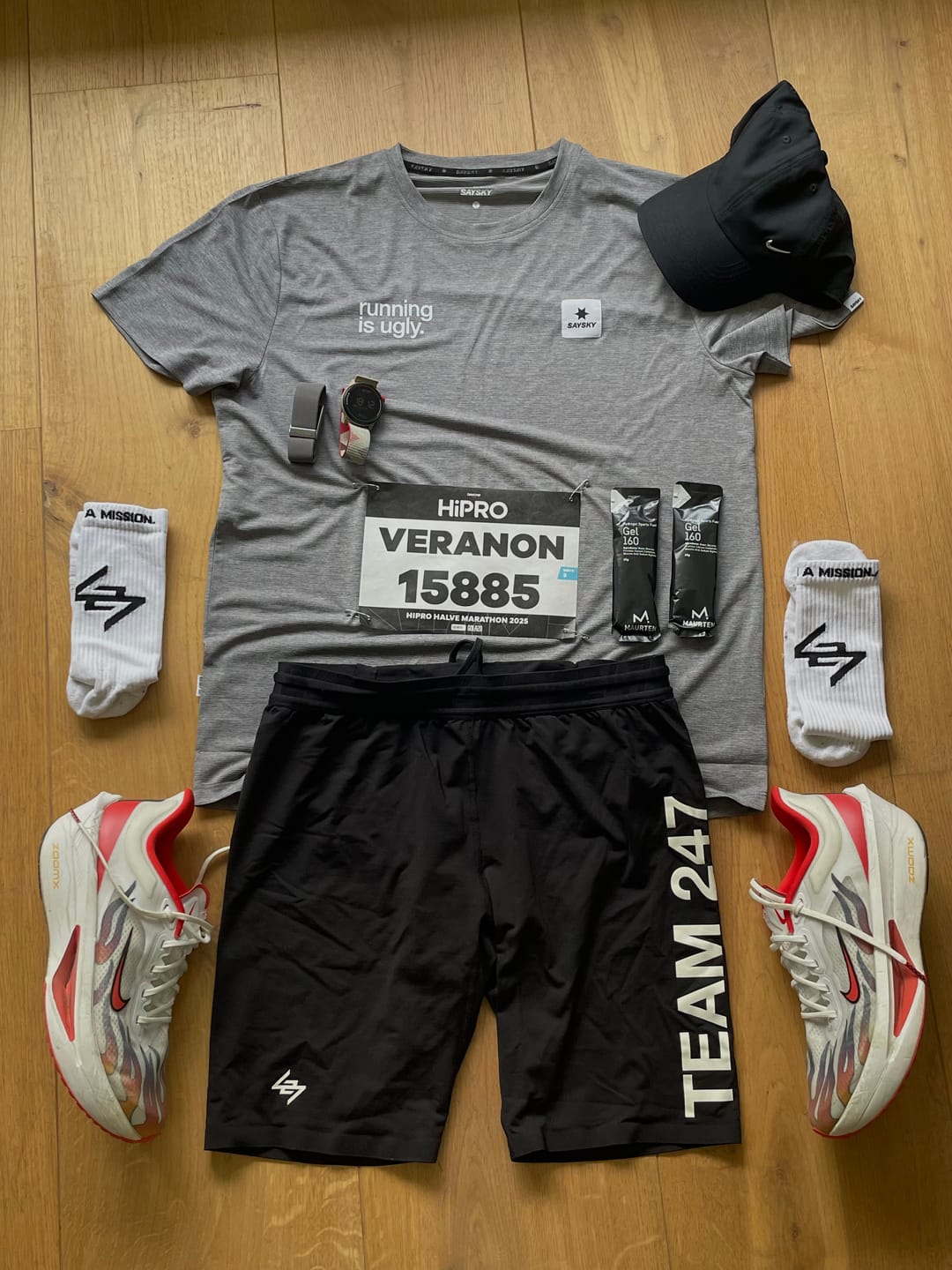 Customer photo review of saysky clean combat t-shirt, grey.