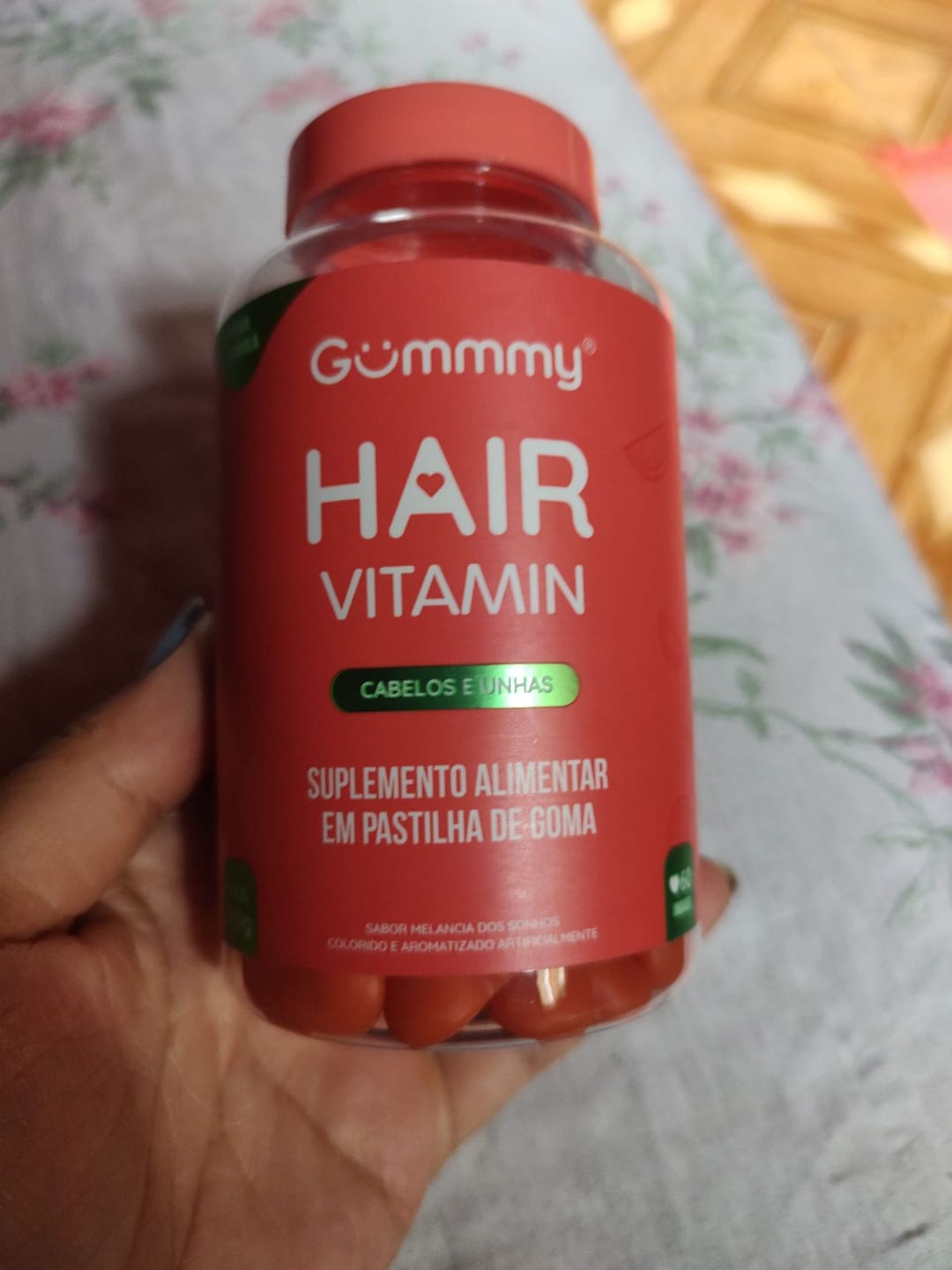 Customer photo review of Gummy Hair® - Melancia 180 g