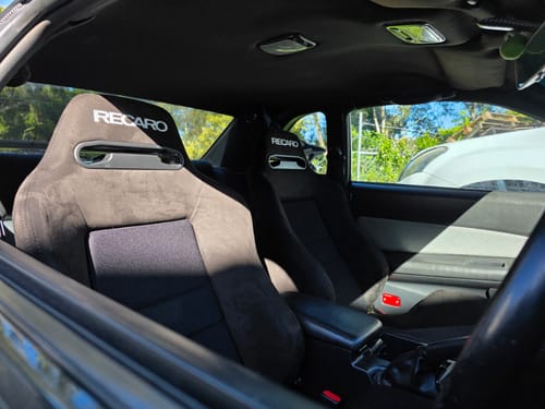 Customer photo review of Recaro SR3 Style Black Alcantara Recliner Seat - ADR Approved