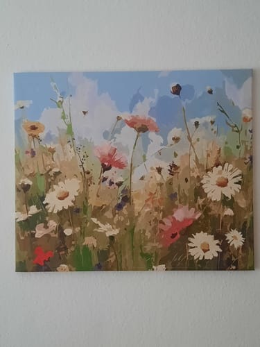 Customer photo review of Wildblumen - Malen nach Zahlen