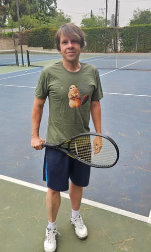 Customer photo review of Tennis Beaver T-Shirt