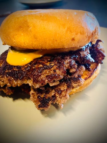 Customer photo review of SMASH BOX con Rub per smash burger e Classic Potato Rolls