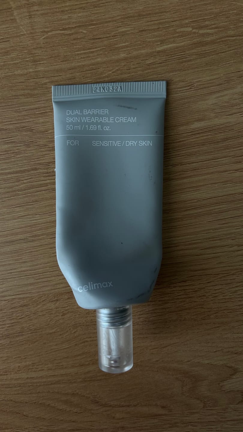 Customer photo review of Aizsargbarjeru nodrošinošs krēms ar keramīdu kompleksu Celimax Dual Barrier Skin Wearable Cream