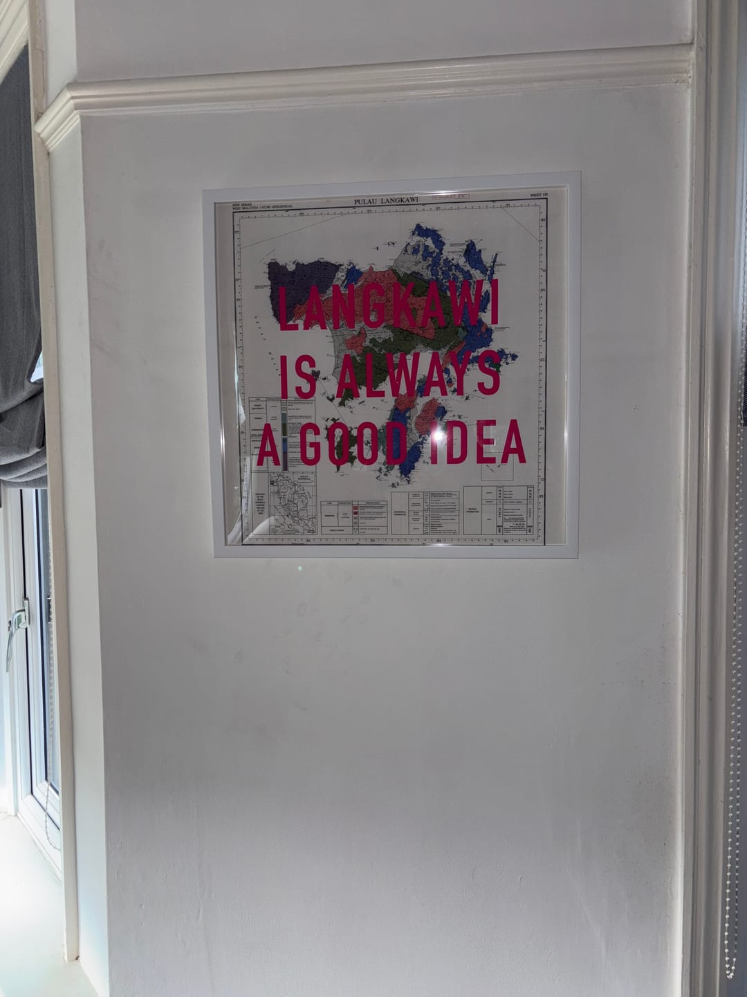 Customer photo review of Custom Pop Art Map Print (Any Location)