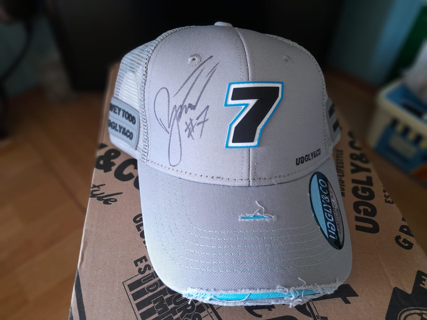 Customer photo review of Steel Grey, Davey Todd Cap