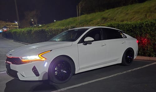 Customer photo review of Kia K5 Flow Multicolor DRL Boards (2021-2024)