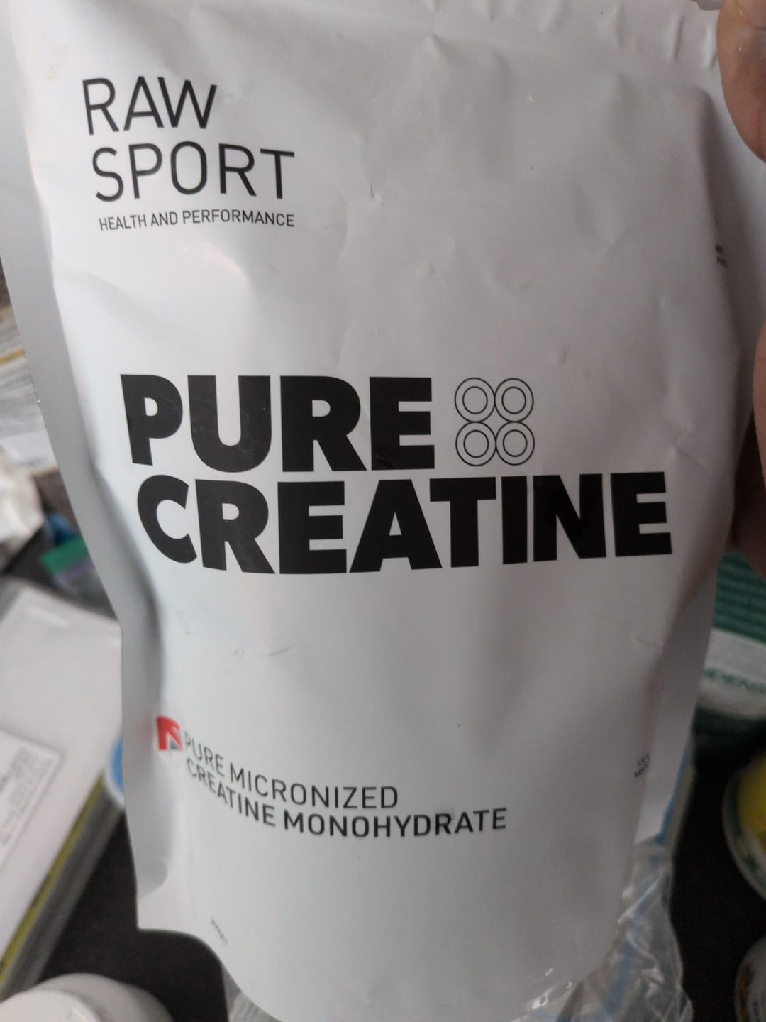 Customer photo review of Pure Creatine Monohydrate 250g