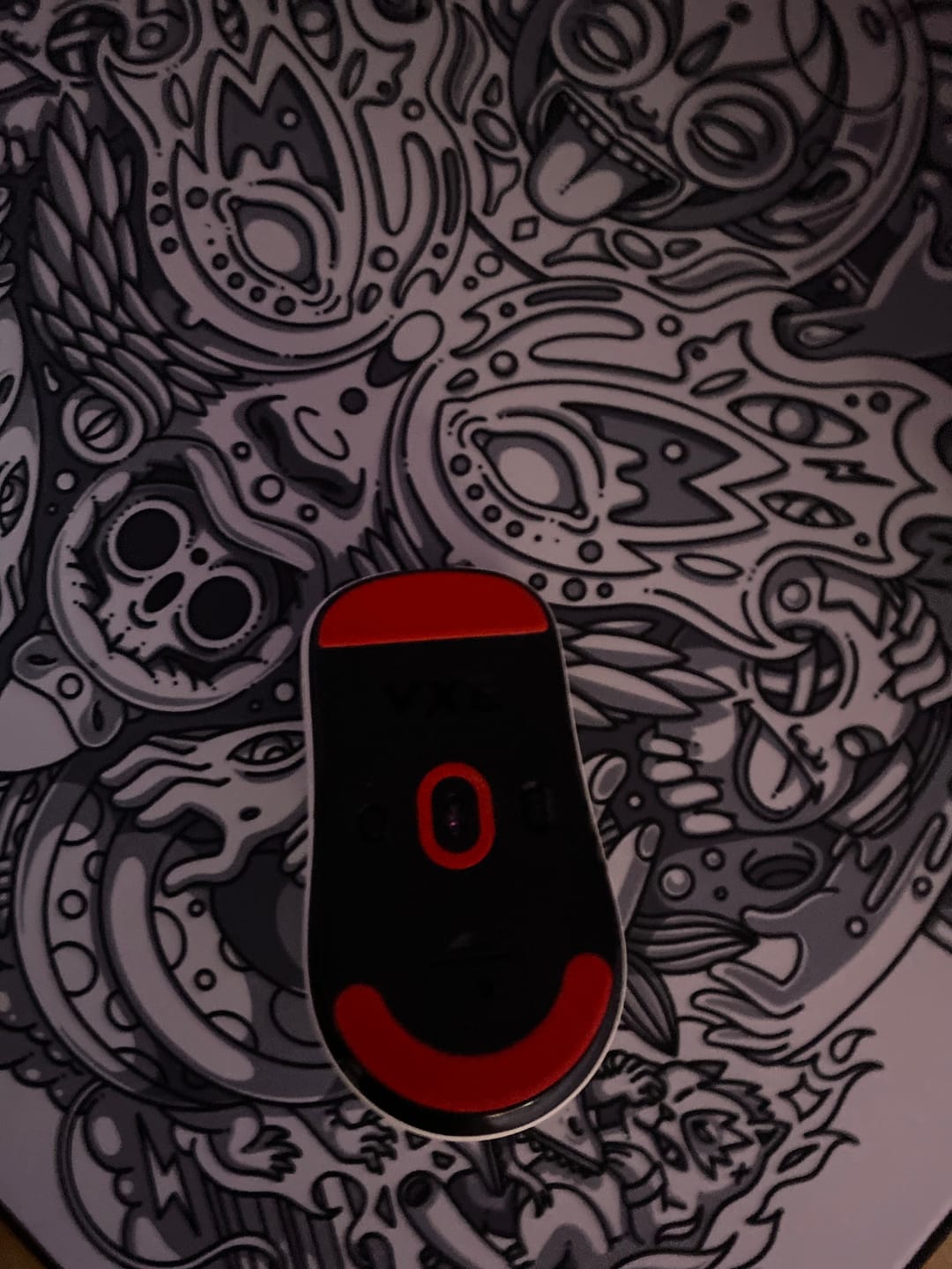 Customer photo review of X-Raypad Obsidian Mouse Skates