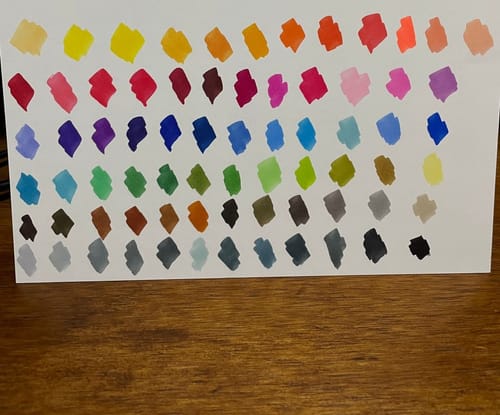 Customer photo review of Filgo Alloy - Set 72 Marcadores al Alcohol Tonos Surtidos