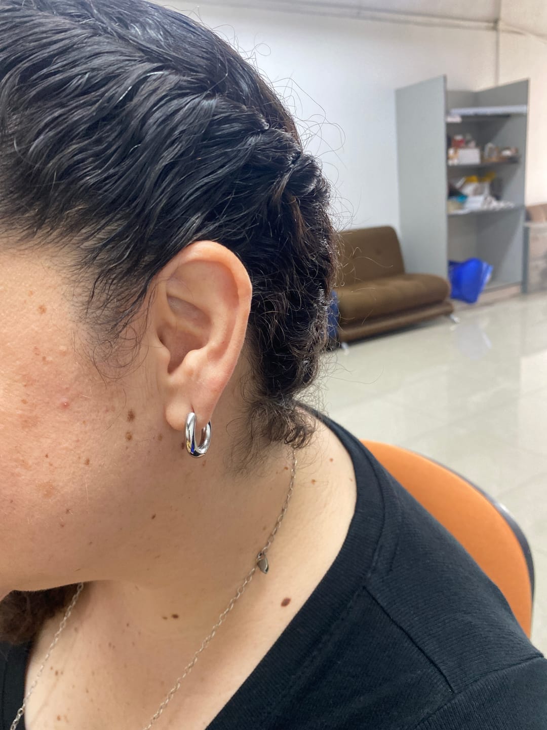 Customer photo review of Par Arracada Chica 20 mm