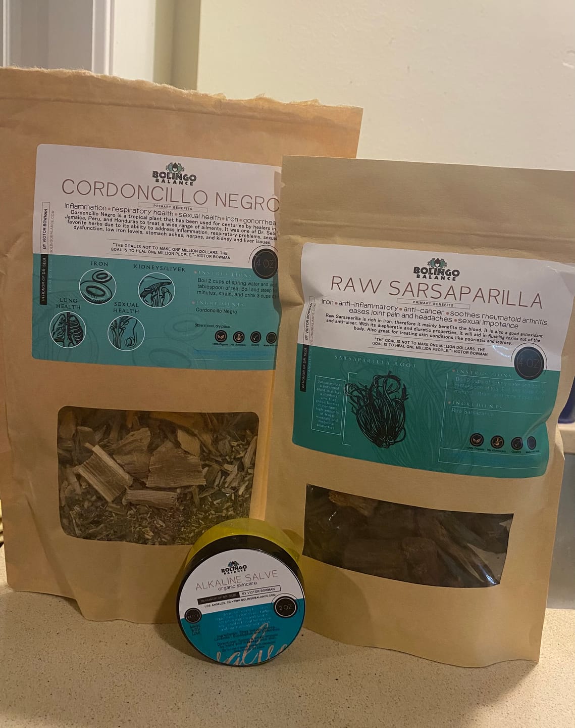 Customer photo review of RAW SARSAPARILLA