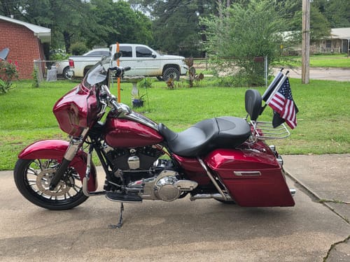 Customer photo review of HR3 Velocity Red Sunglo 2017S Complete Body Fairing Kit For Harley Street Glide Special FLHXS 14-23