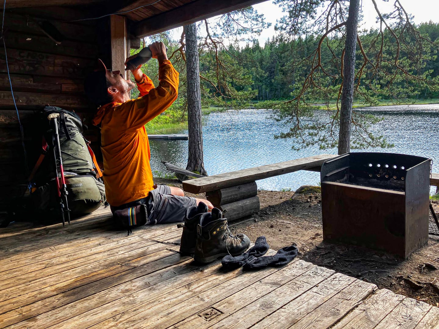 Customer photo review of LifeStraw Peak Series Collapsible Squeeze 1L Bottle with Filter