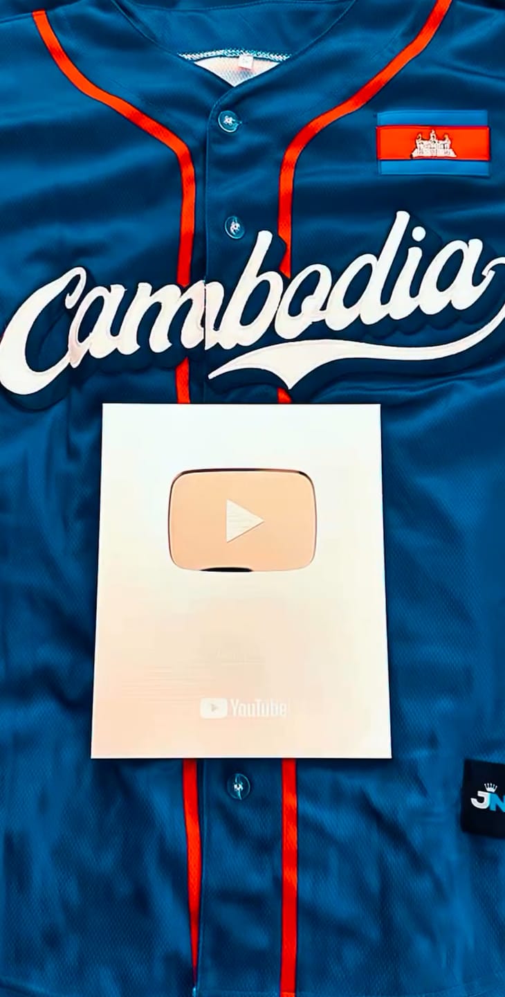 Customer photo review of Cambodia Heritage Custom Baseball Jersey