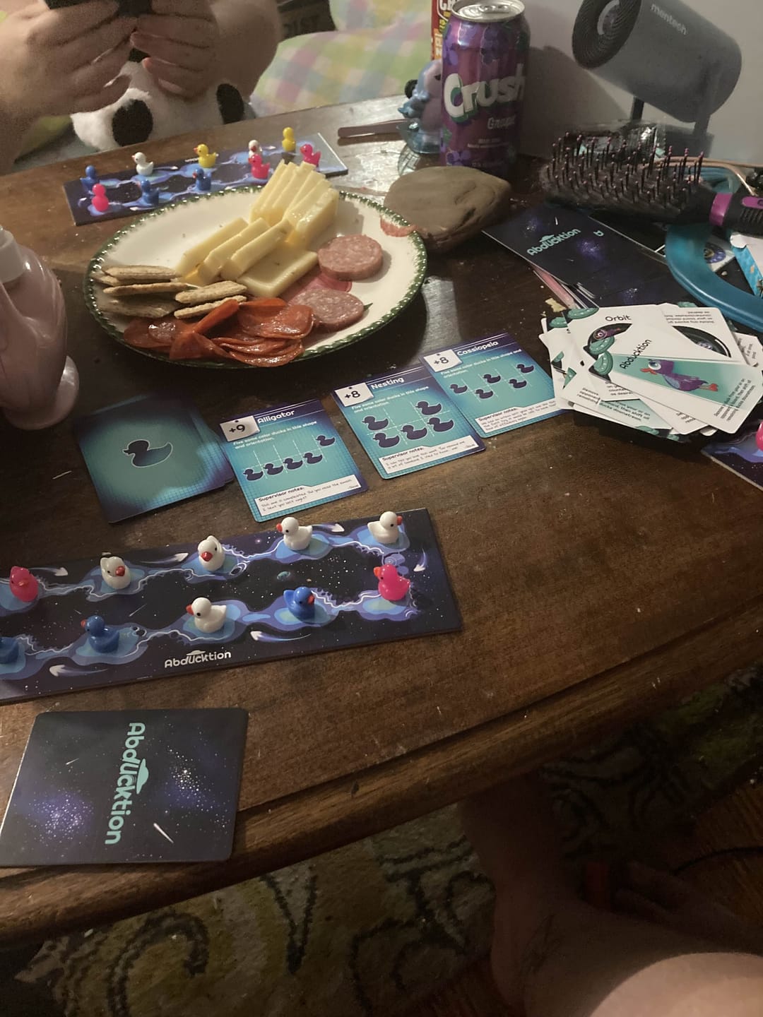 Customer photo review of Abducktion Base Game + IntergalacDuck Expansion (ships inside main box!)