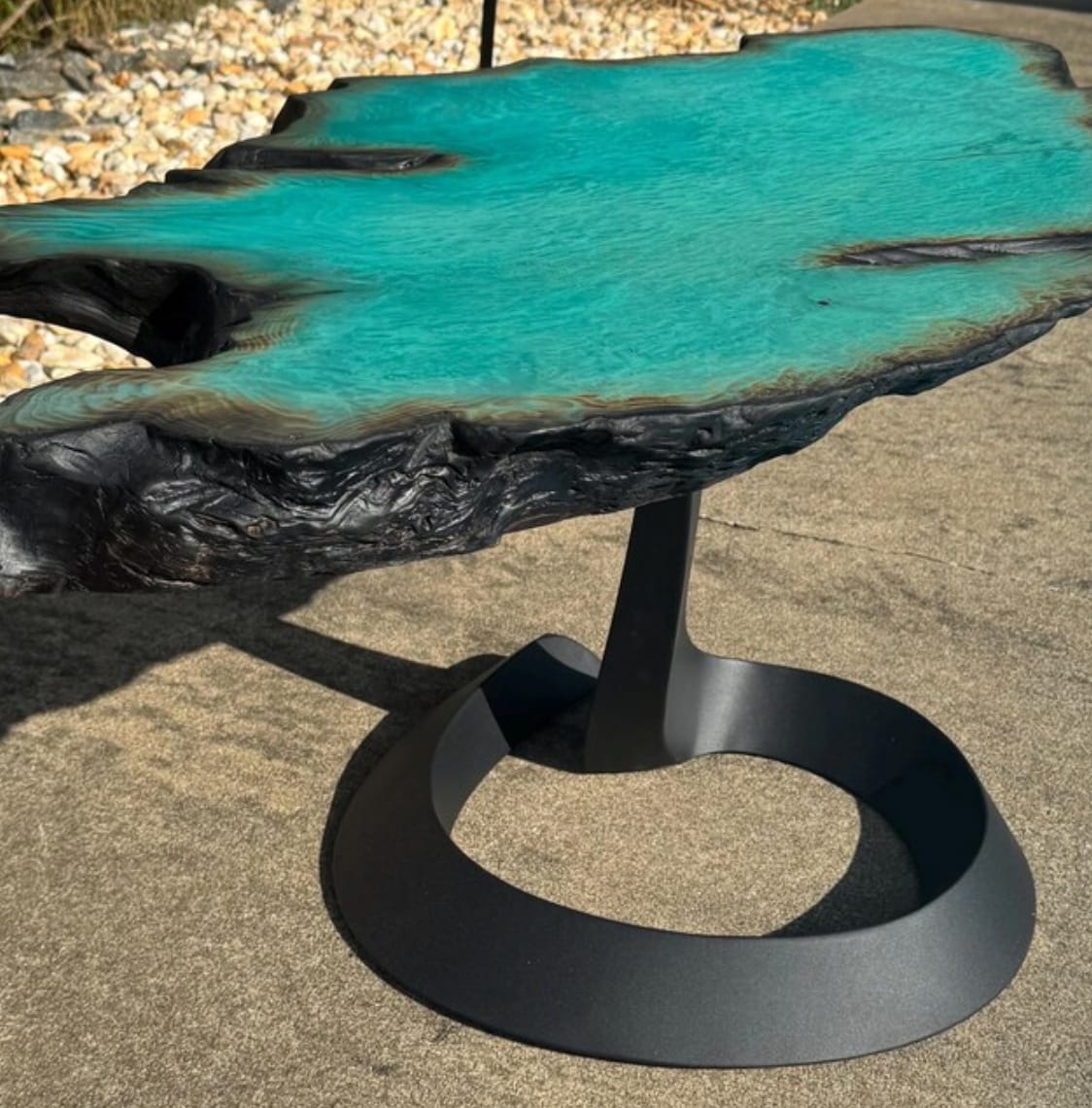 Customer photo review of Coffee Table Base 223 Python 16H Modern DIY Furniture