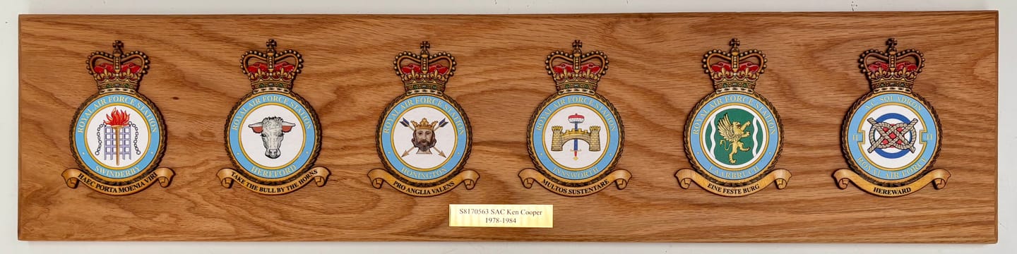 Customer photo review of RAF Badge Wall Plaque
