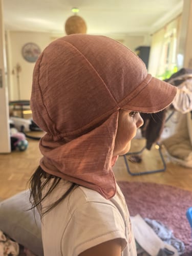 Customer photo review of Kinder Sonnenmütze Sommermerino