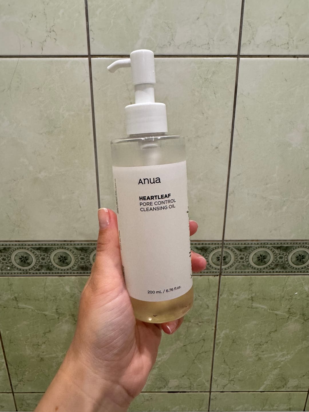 Customer photo review of Hidrofīlā eļļa dziļai poru attīrīšanai Anua Heartleaf Pore Control Cleansing Oil