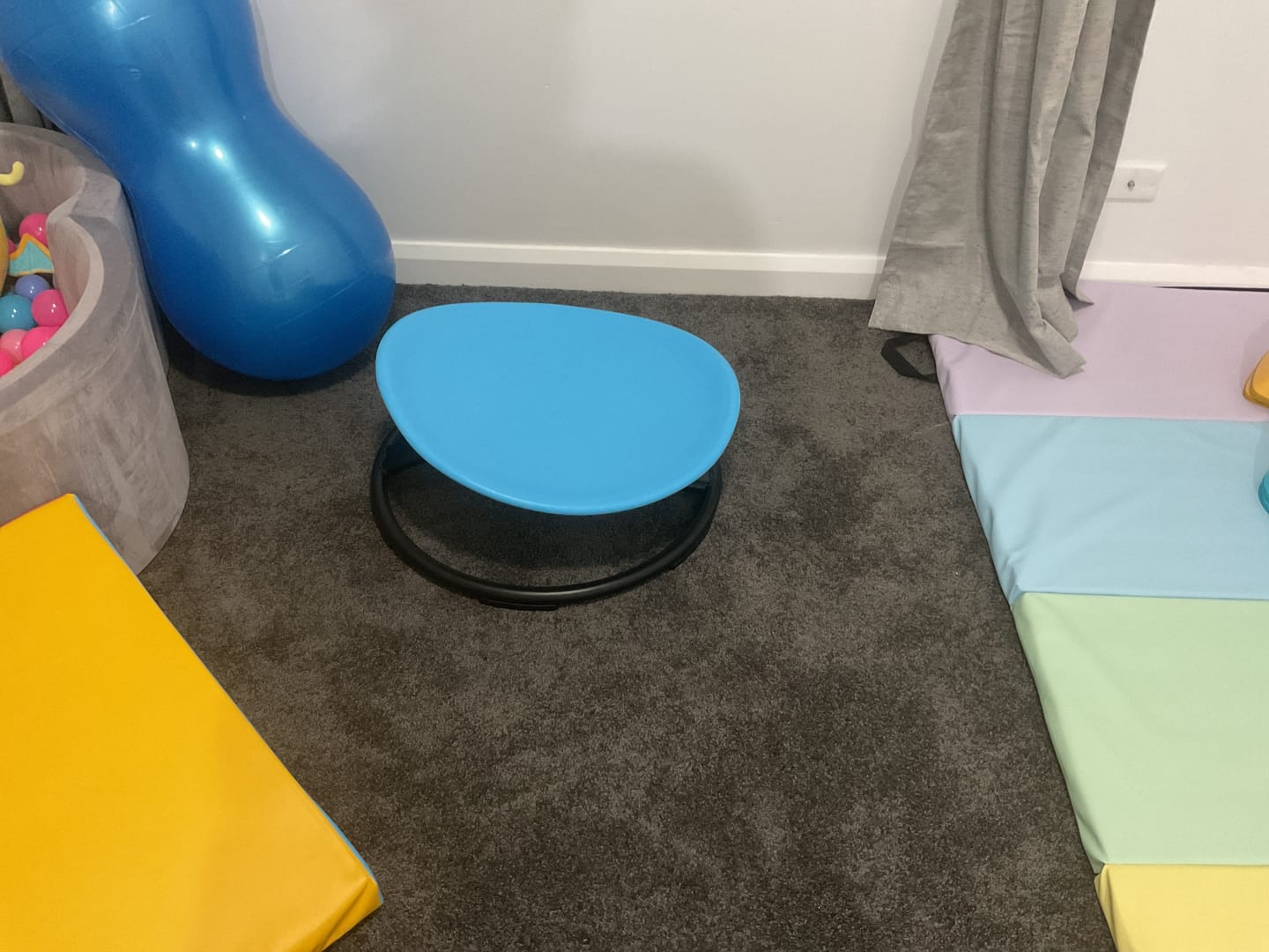 Customer photo review of Sensory Integration Vestibular Stimulation Swivel Chair Gross Motor Skill Training