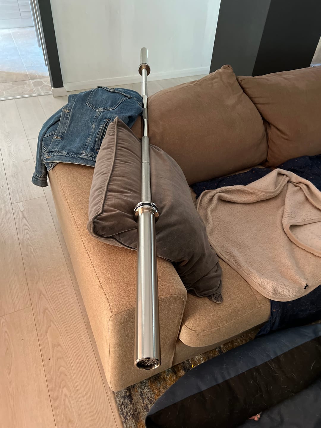 Customer photo review of Bastard Power Bar, Nickel Plated Shaft