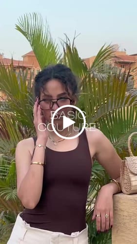 Customer video review of Thick Strap Tank Top