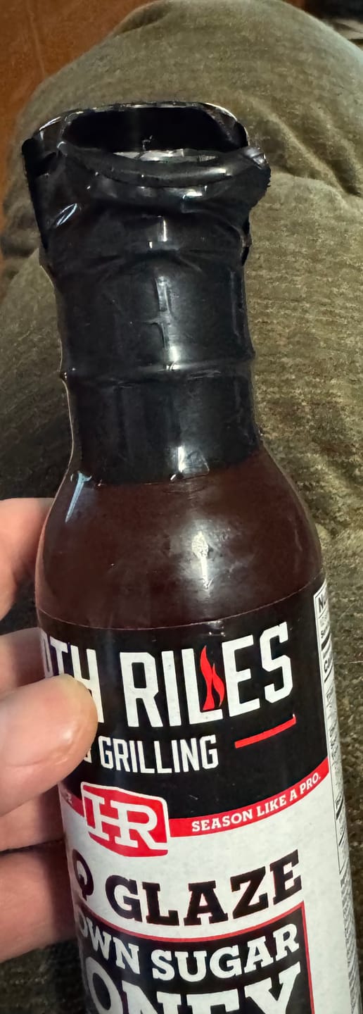 Customer photo review of Brown Sugar Honey Habanero BBQ Glaze
