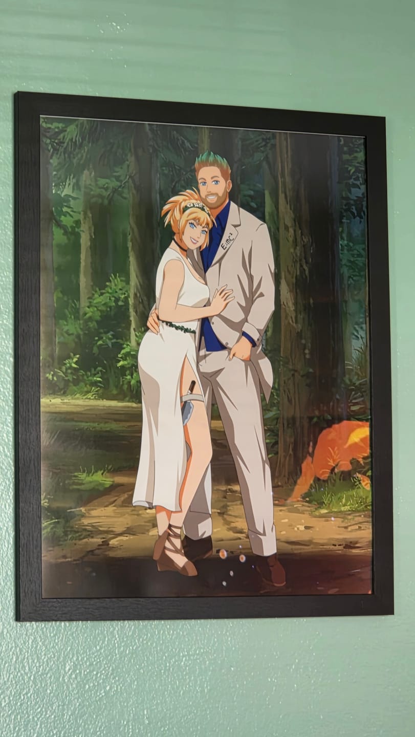 Customer photo review of Custom Anime Portrait (ANY ANIME)