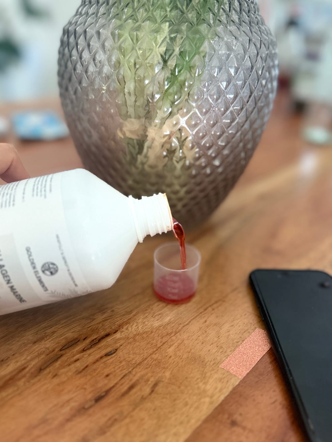 Customer photo review of Kollagen Marine Plus+ - 50 Shots - Wildbeere - 500ml