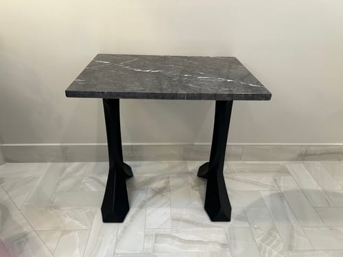 Customer photo review of End Table Legs 219 Curva 20H Mid-Century Modern Style