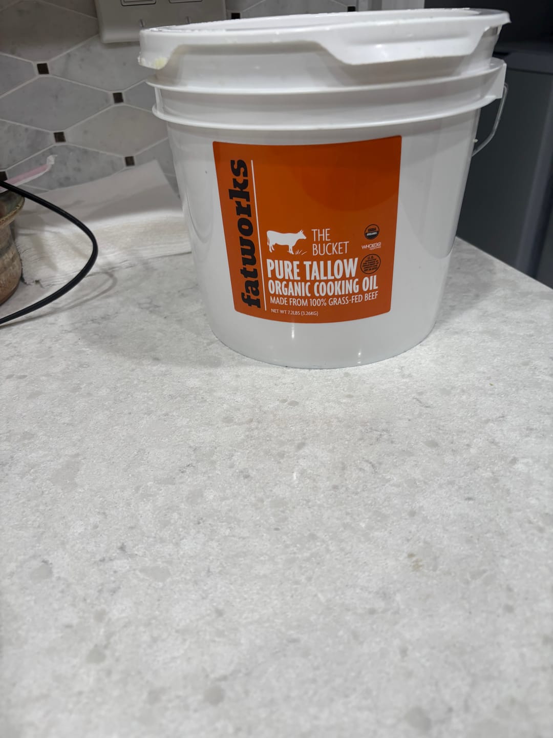 Customer photo review of 1 Gallon Organic Grass-Fed Beef Tallow