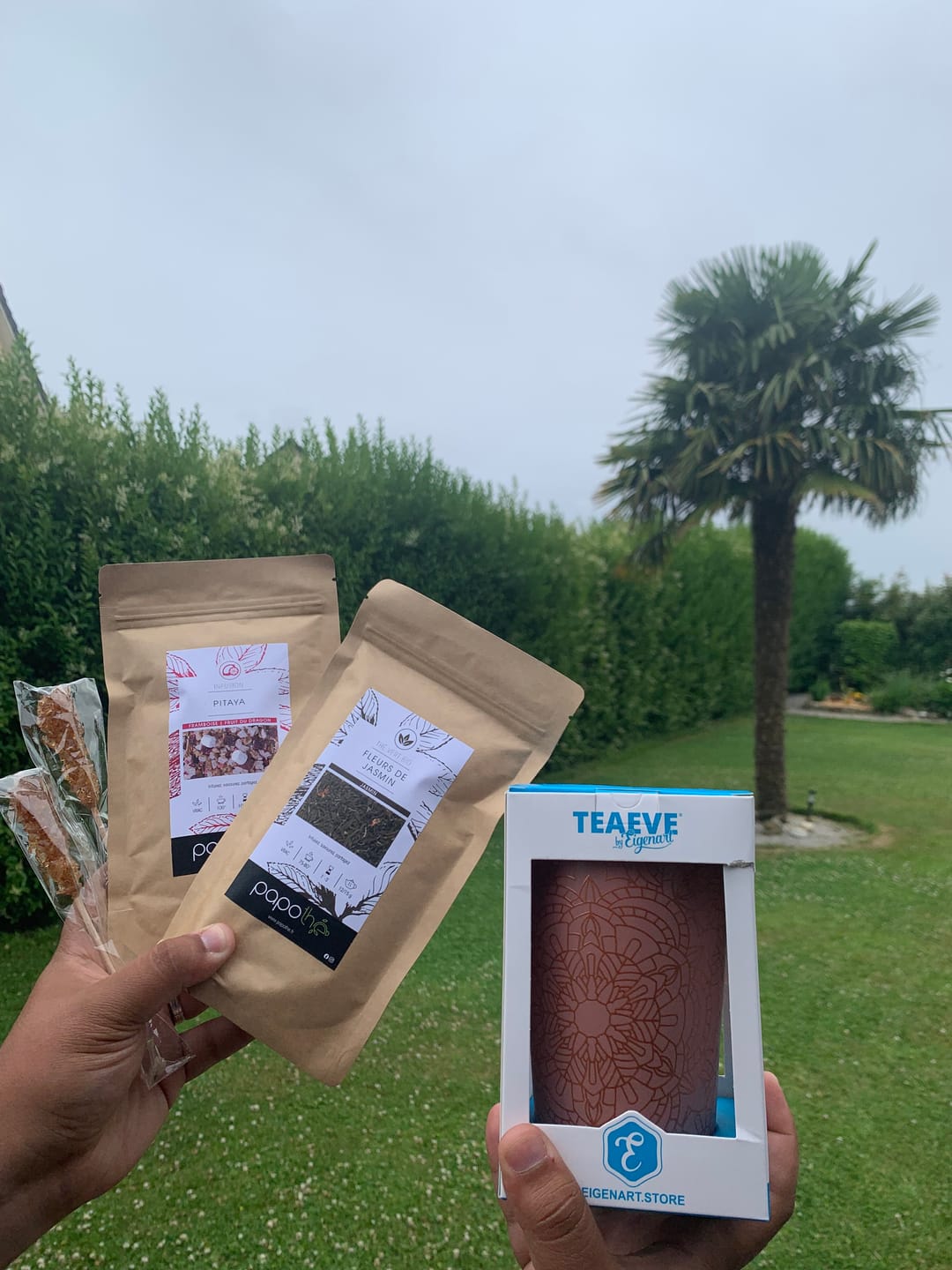 Customer photo review of Thé Vert Jasmin Bio (Fleurs de Jasmin)