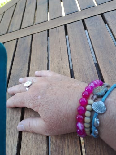 Customer photo review of »Emotionale Heilung« Armband aus echten Achat-Steinen