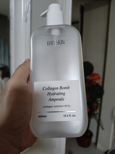 Customer photo review of Bad Skin™ Korean Collagen Bomb Hydrating Ampoule