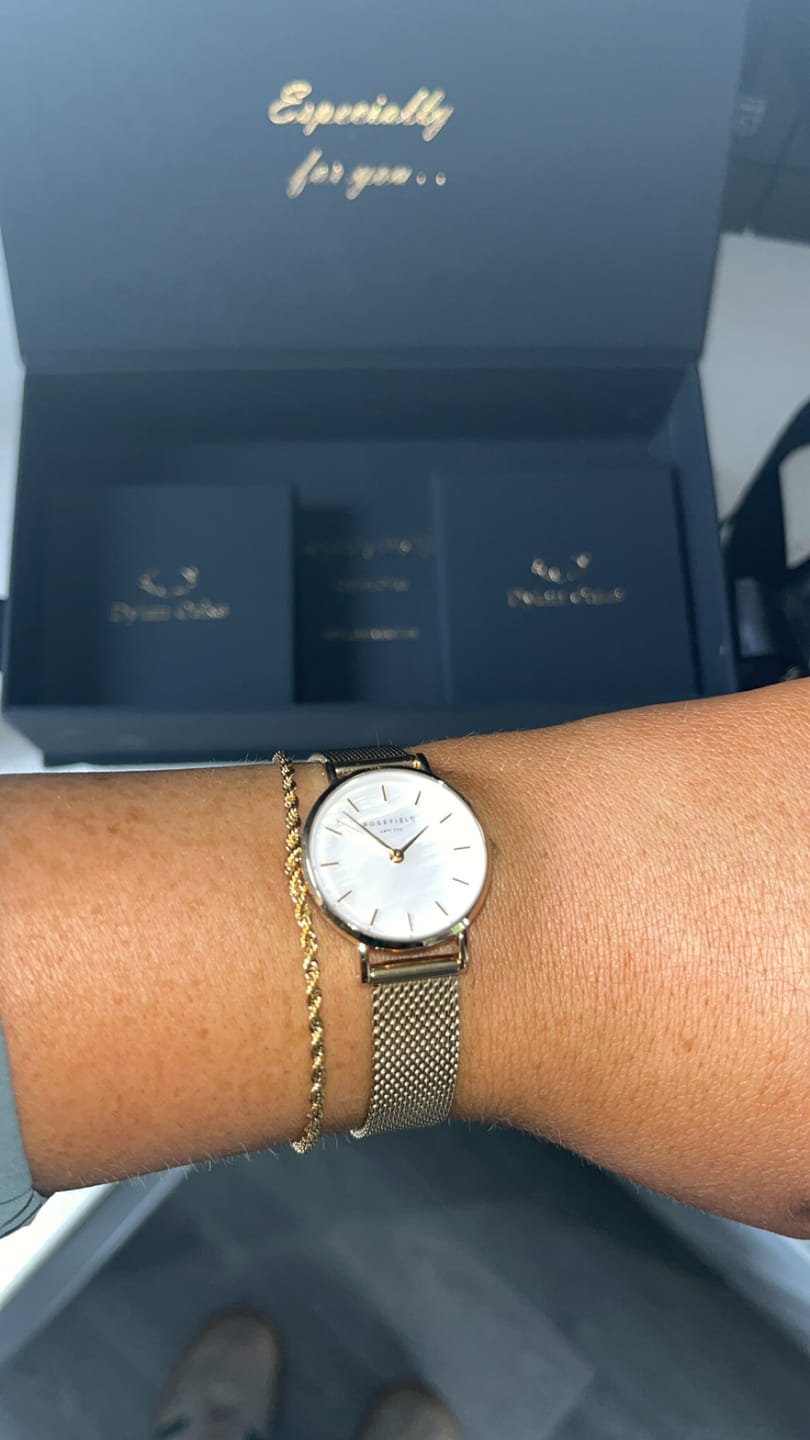 Customer photo review of Rope Chain Bracelet in Gold