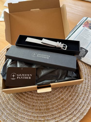 Customer photo review of Panthera Nubuk – Uhrenarmband